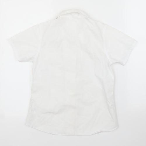 John Lewis Girls White   Basic Button-Up Size 11 Years