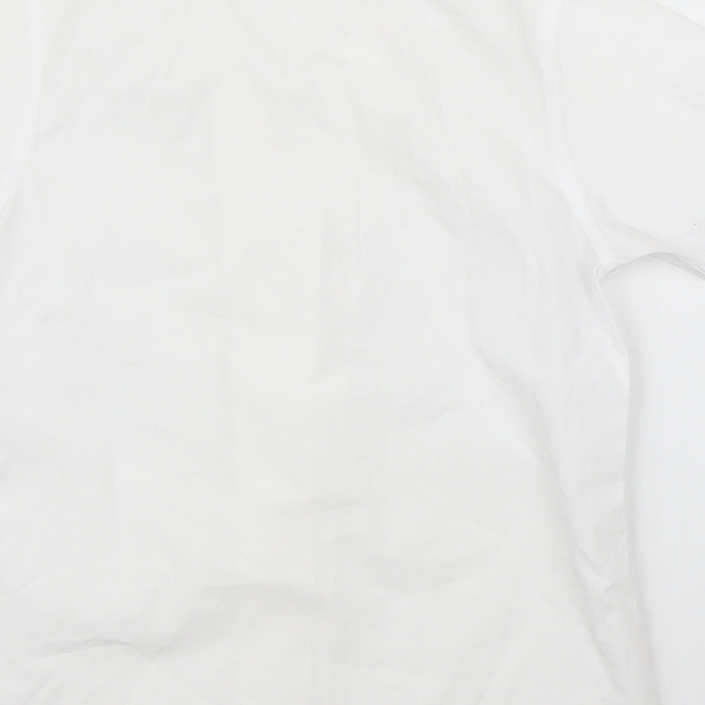 John Lewis Girls White   Basic Button-Up Size 11 Years