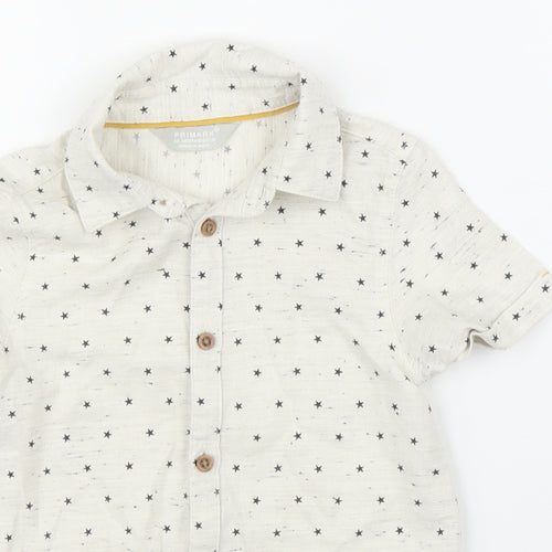Primark Boys Beige   Basic Button-Up Size 2 Years