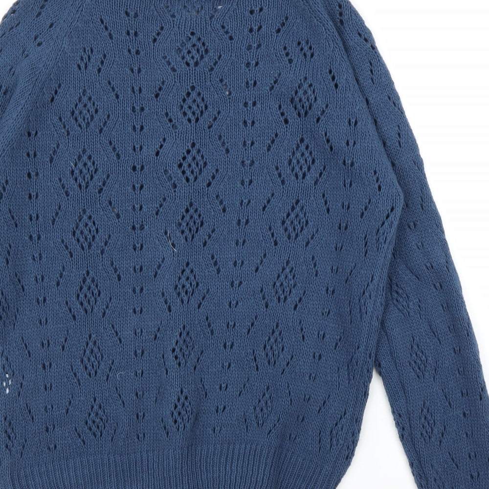 Boohoo Womens Blue   Cardigan Jumper Size M