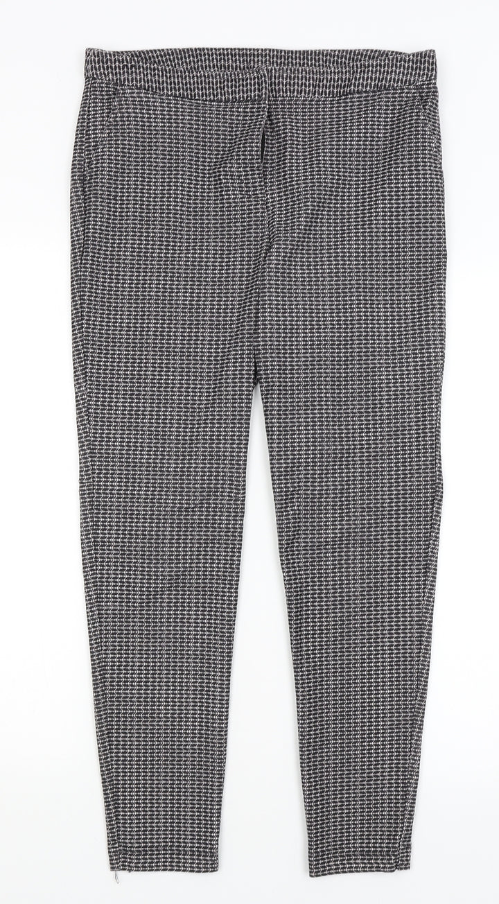 New Look Womens Black Trousers Size 12 L25 in