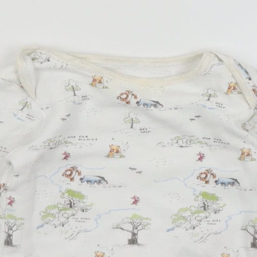 Disney Baby Baby White   Basic T-Shirt Size 6-9 Months  - Winnie the Pooh