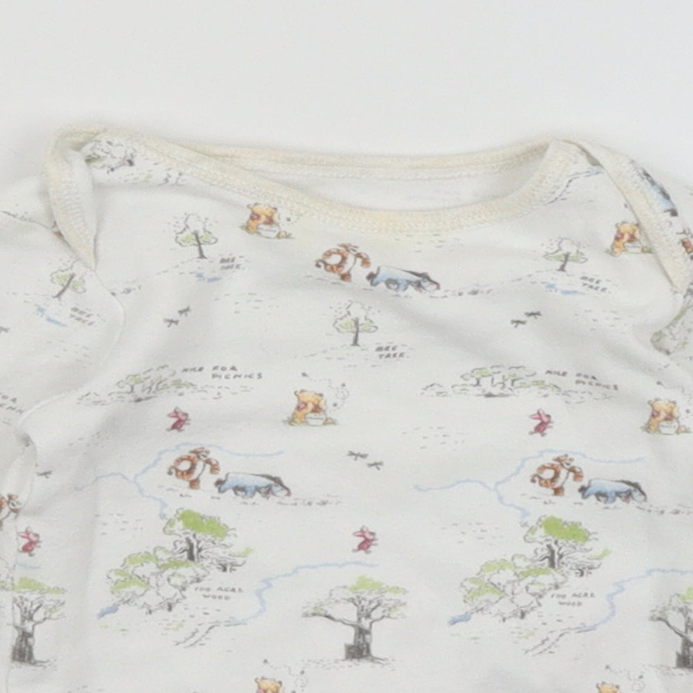 Disney Baby Baby White   Basic T-Shirt Size 6-9 Months  - Winnie the Pooh