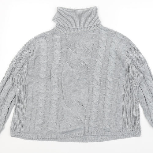 AX Paris Womens Grey   Pullover Jumper Size M