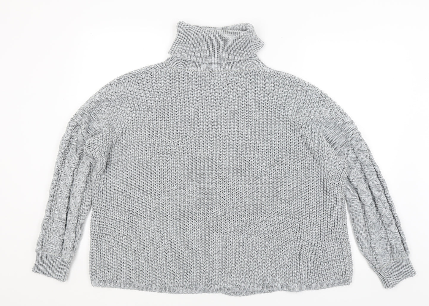 AX Paris Womens Grey   Pullover Jumper Size M