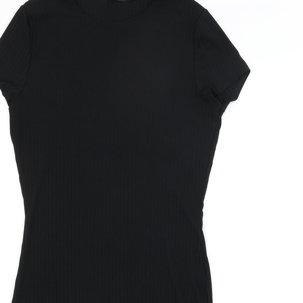 Boohoo Womens Black   Pencil Dress  Size 12