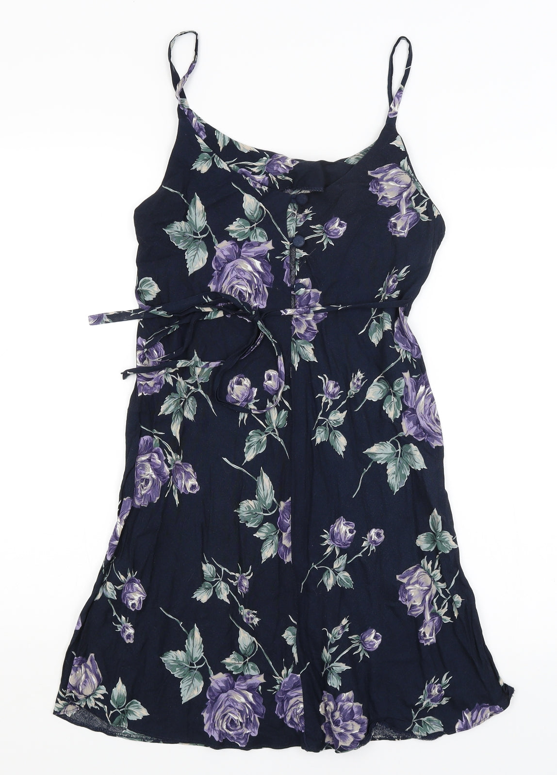 Bay Trading Co Womens Blue Floral  Camisole Tank Size 12