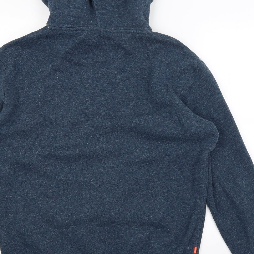 Superdry Mens Blue   Pullover Hoodie Size L
