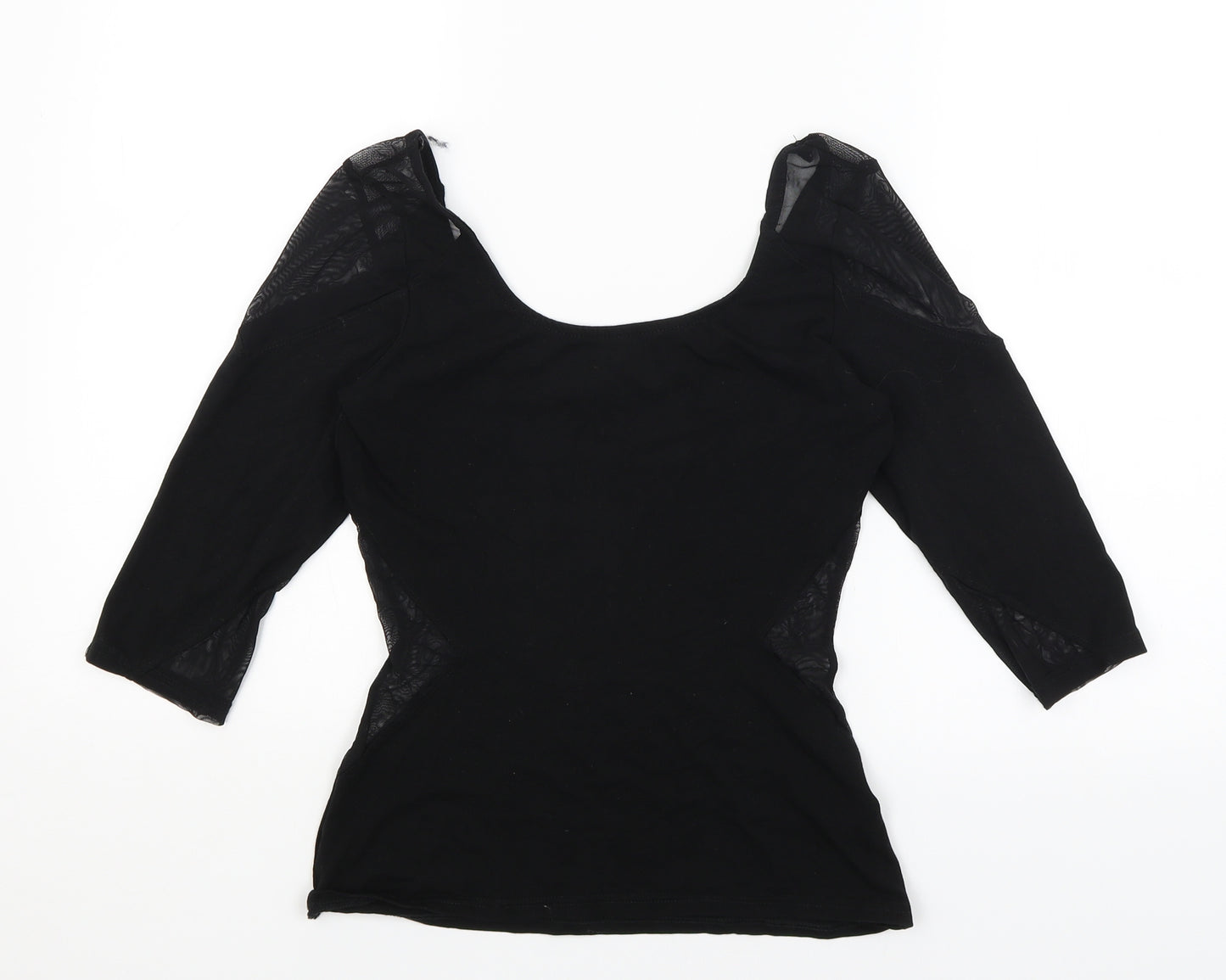 River Island Womens Black   Basic T-Shirt Size 12