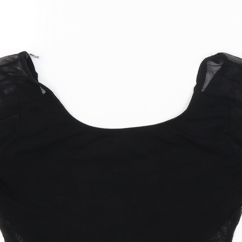 River Island Womens Black   Basic T-Shirt Size 12