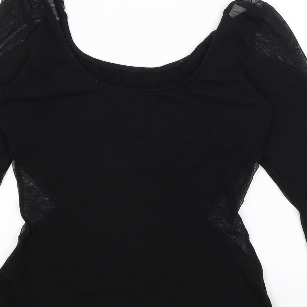 River Island Womens Black   Basic T-Shirt Size 12
