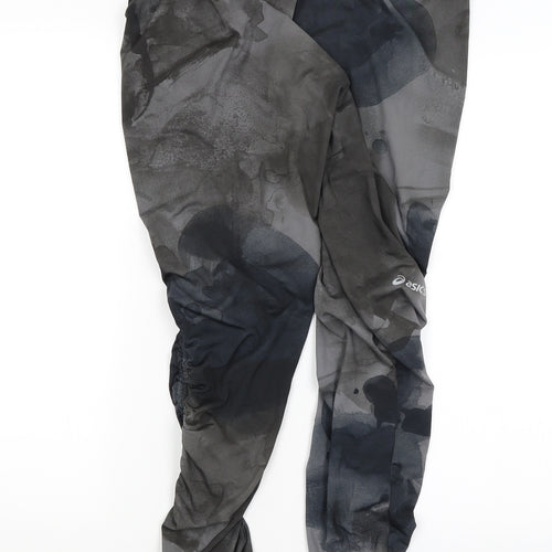 ASICS Womens Grey   Cropped Leggings Size XL L27 in