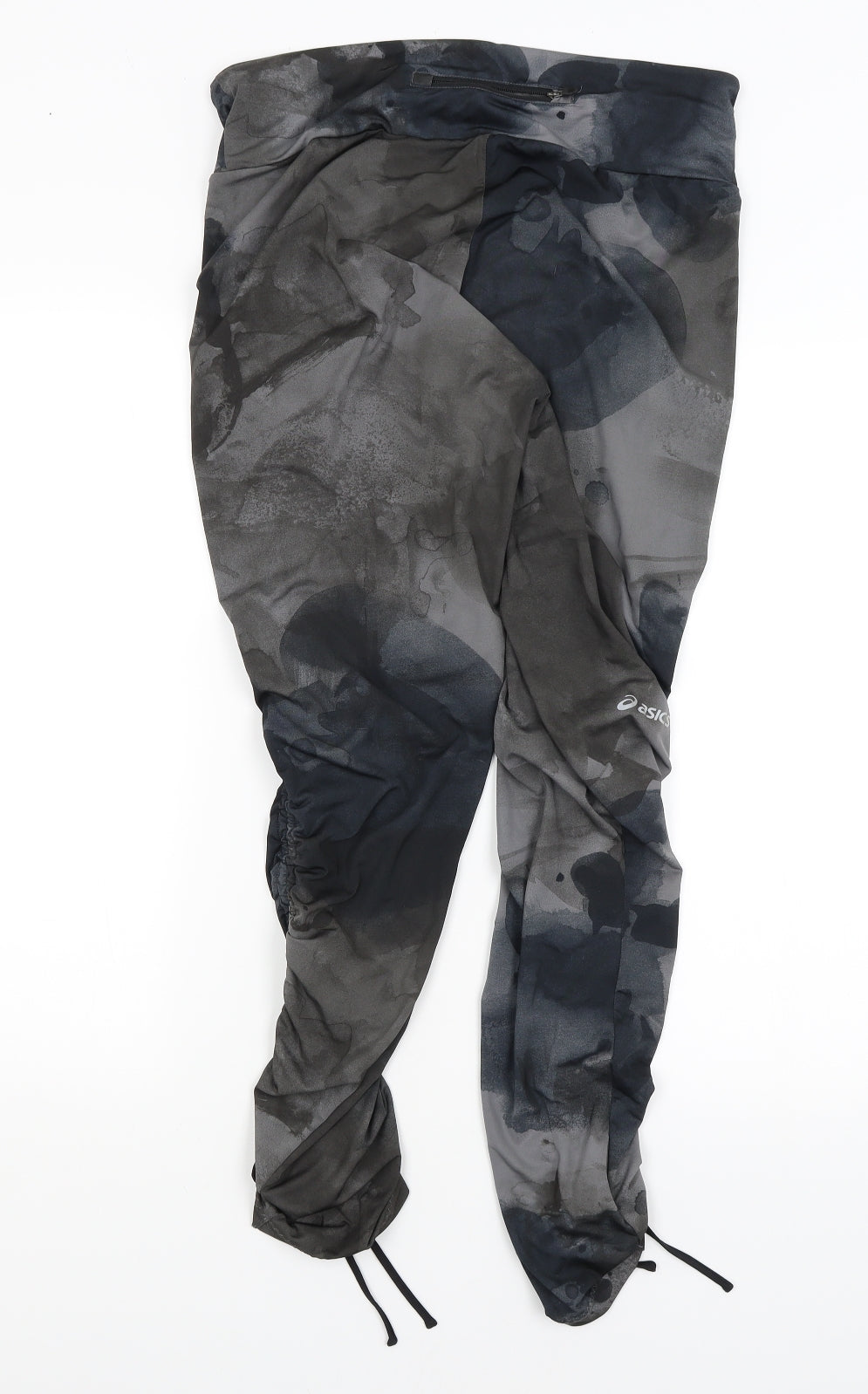 ASICS Womens Grey   Cropped Leggings Size XL L27 in