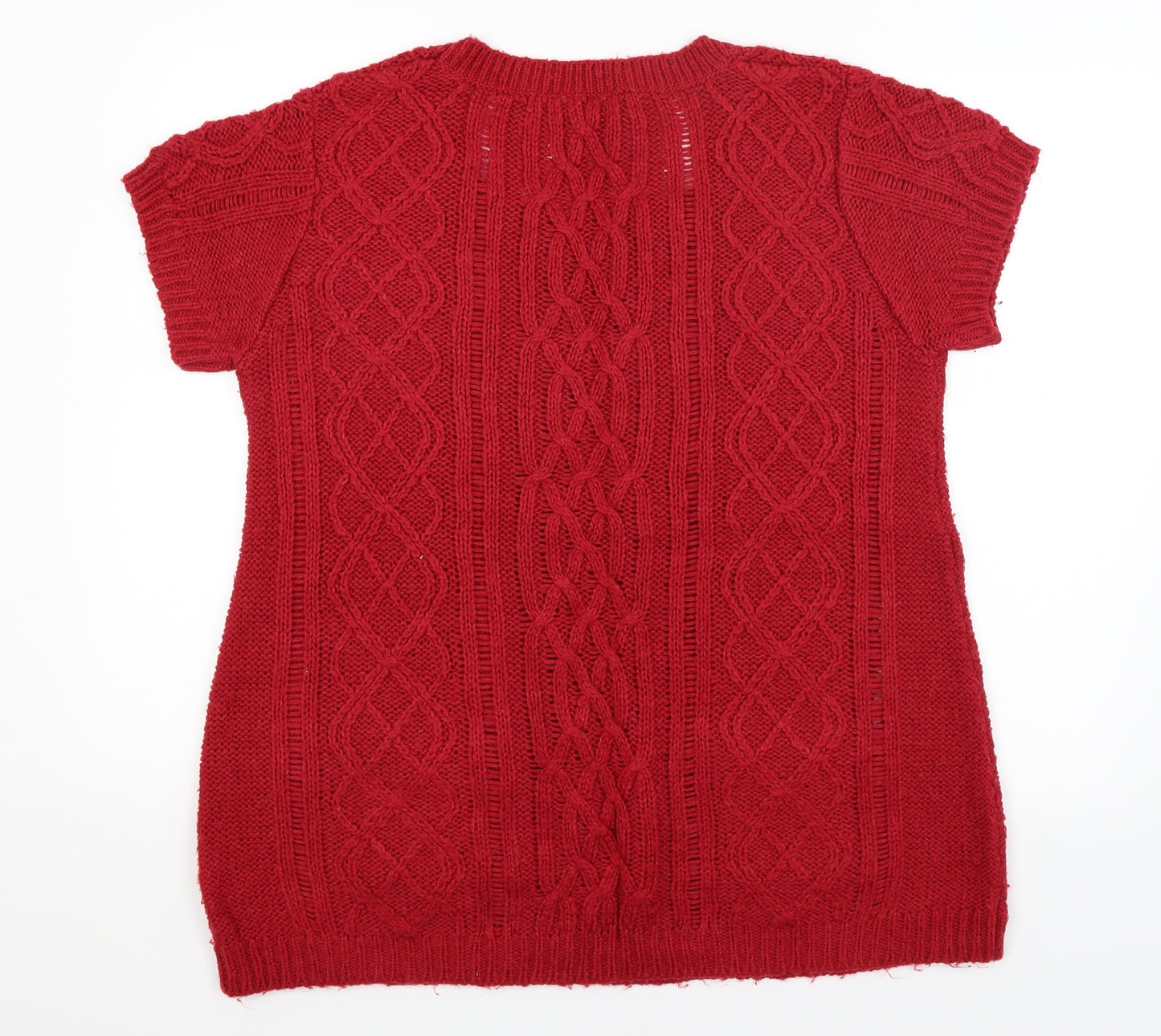 New Look Womens Red   Pullover Jumper Size 18