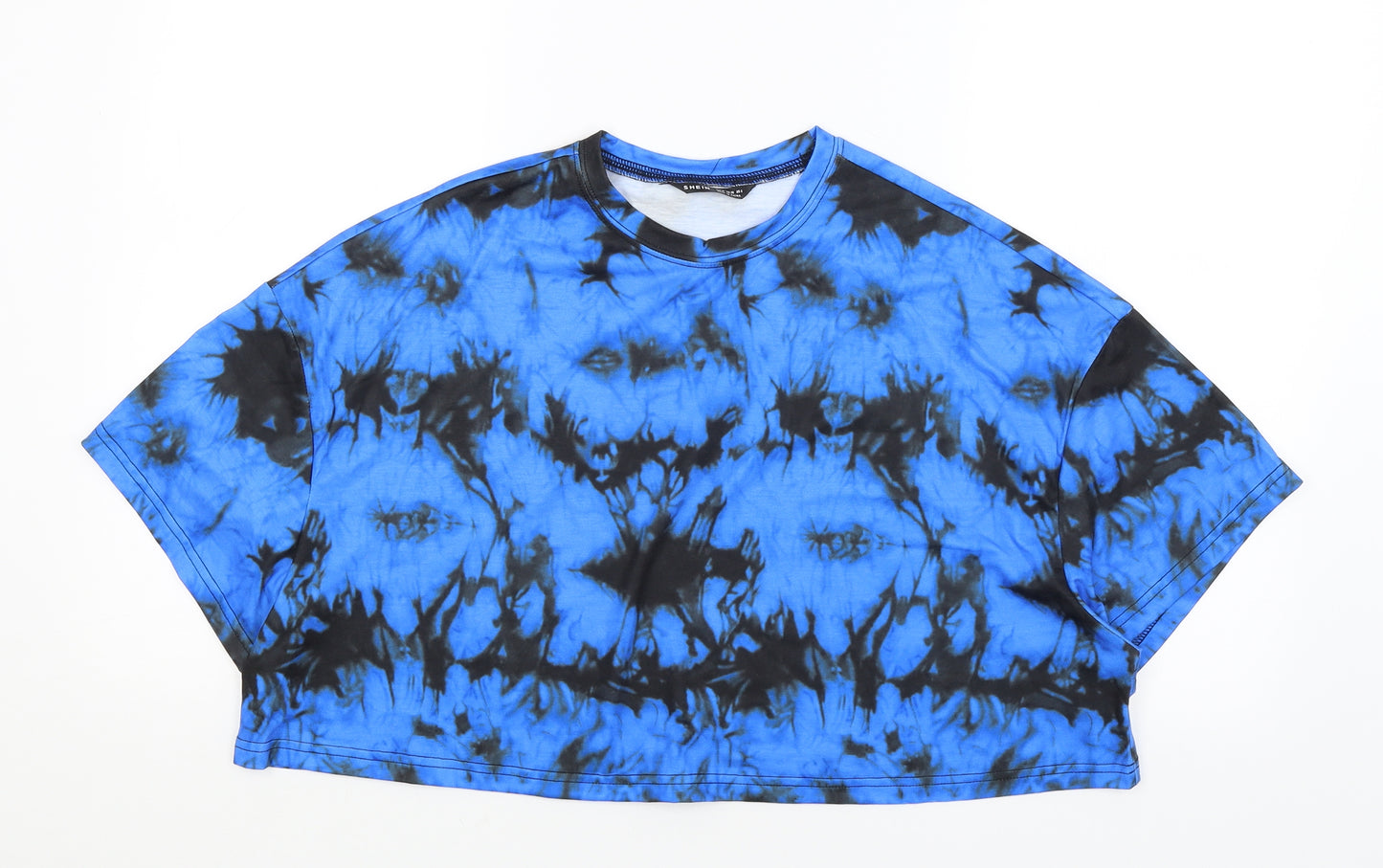 SheIn Womens Blue   Cropped T-Shirt Size M