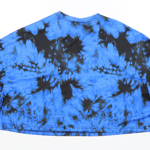 SheIn Womens Blue   Cropped T-Shirt Size M