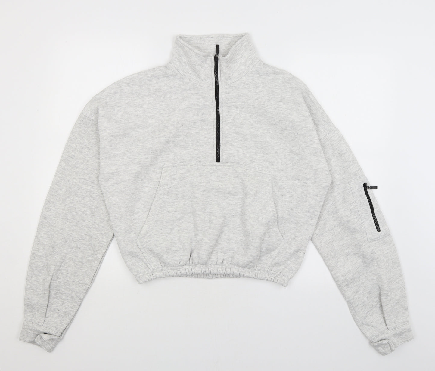 Boohoo Womens Grey   Pullover Jumper Size M