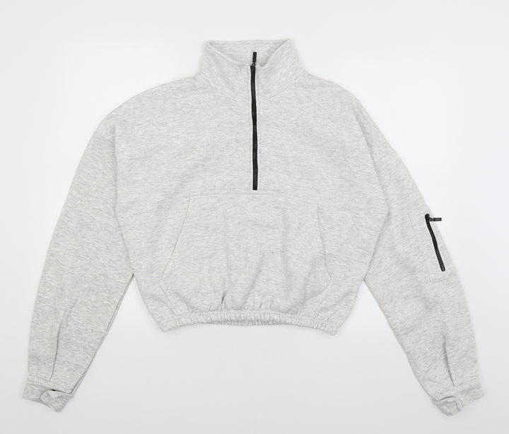 Boohoo Womens Grey   Pullover Jumper Size M