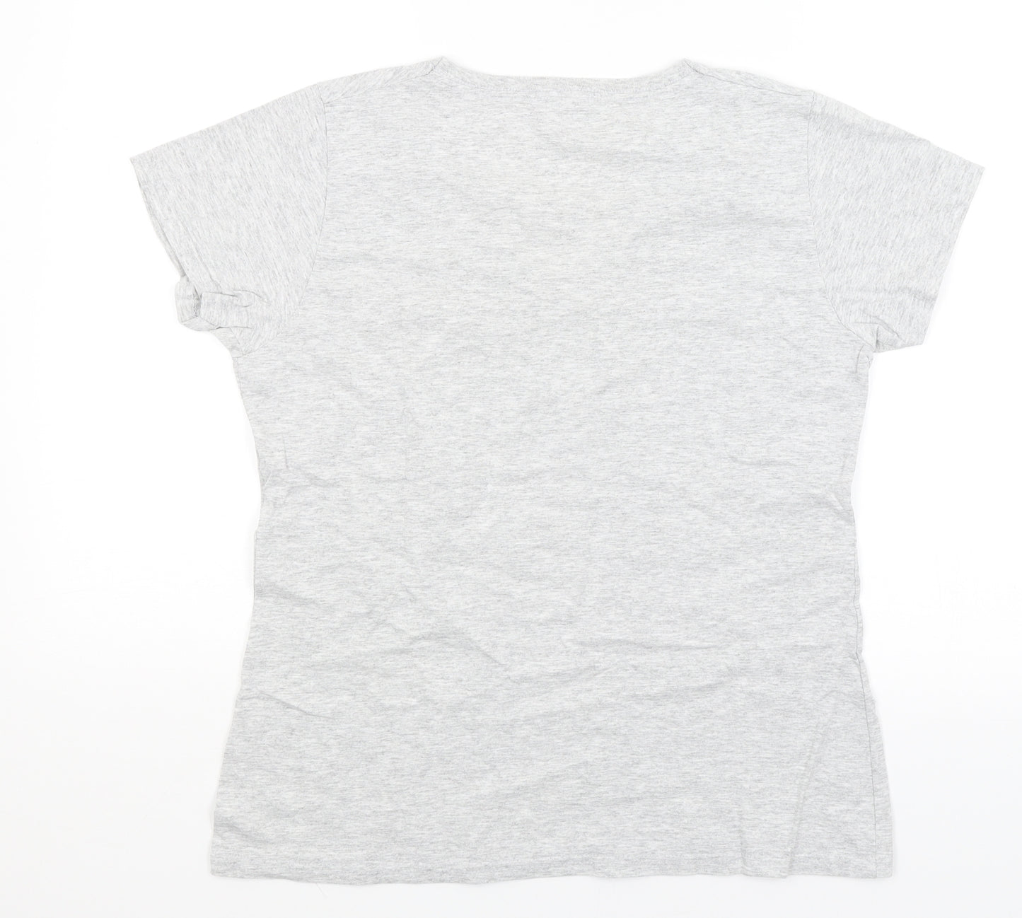 Fruit of the Loom Womens Grey   Basic T-Shirt Size L