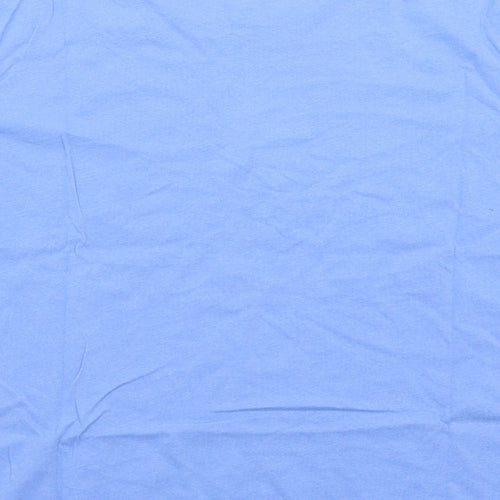 Anne De Lancay Womens Blue   Basic T-Shirt Size 14  - Butterflies