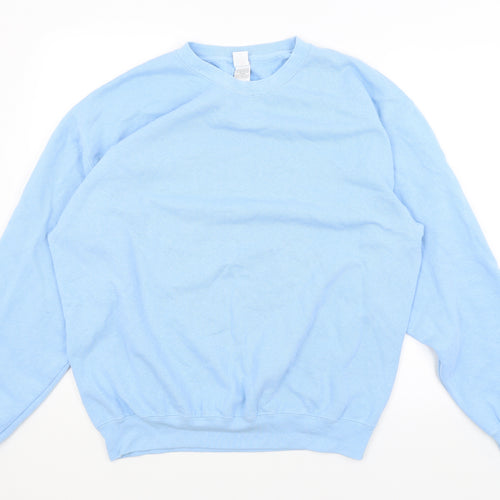Fruit of the Loom Mens Blue   Pullover Jumper Size XL