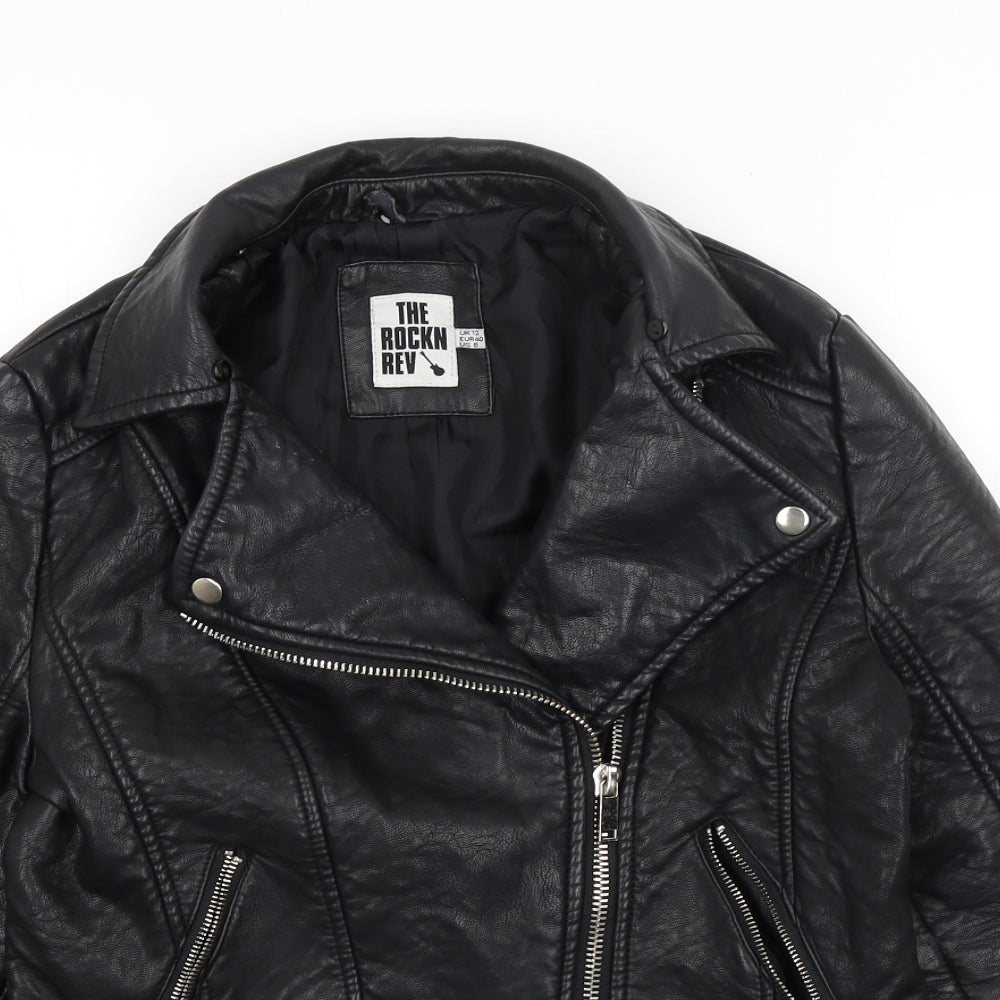 The Rockin Rev Womens Black   Jacket  Size 12