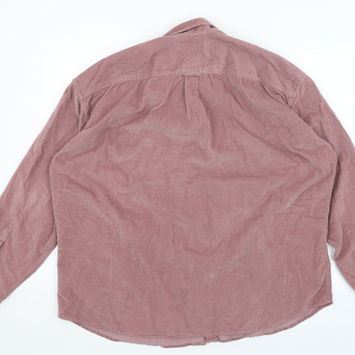 New Look Mens Purple    Button-Up Size L