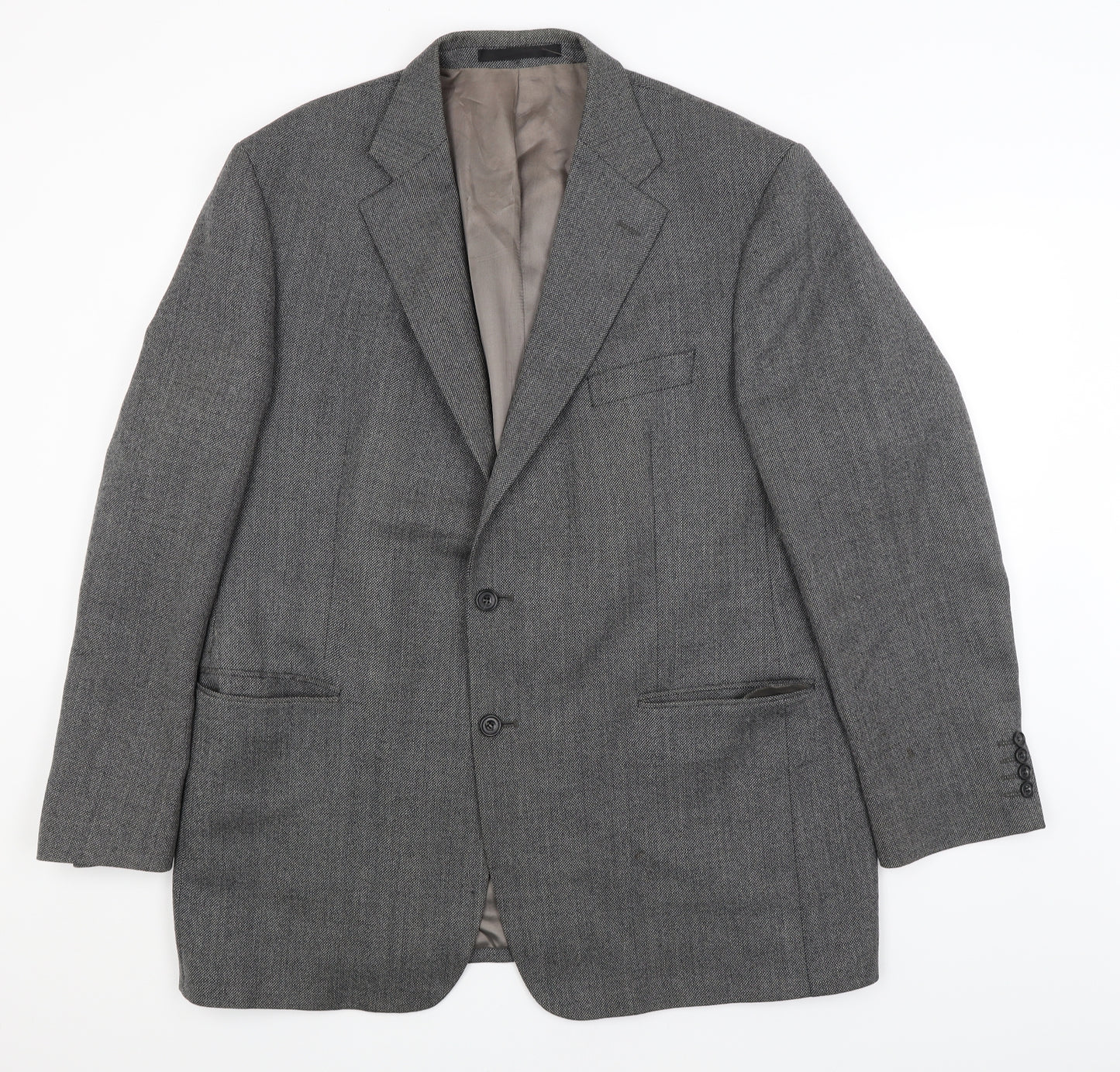 M&S Mens Grey   Jacket Blazer Size XL