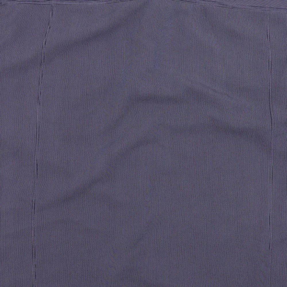 Blue Harbour Mens Purple Striped   Button-Up Size 2XL
