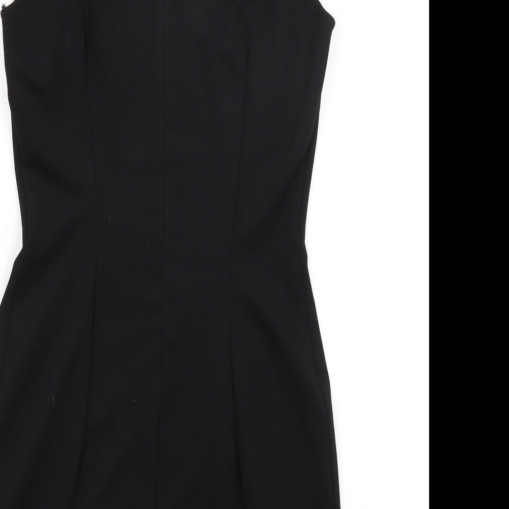 Red Chilli Womens Black   Pencil Dress  Size 12