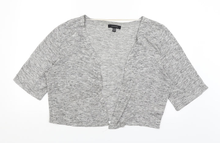 Atmosphere Womens Grey Wrap Jumper Size 14