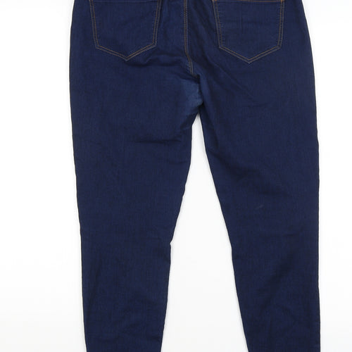 Denim Co Womens Blue   Skinny Jeans Size 10 L25 in