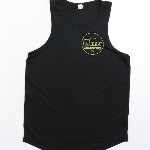 All We Do is Womens Black   Basic Tank Size M