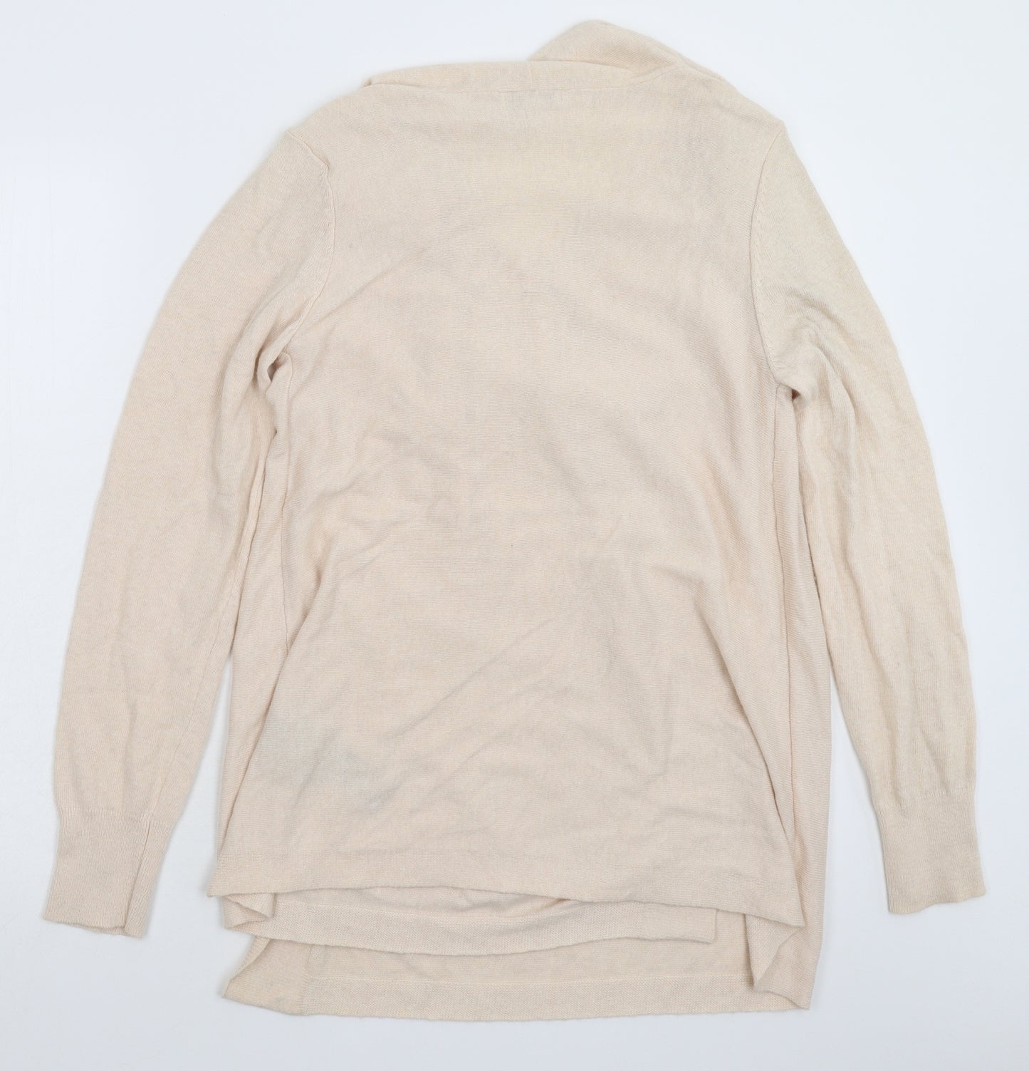 RJR.John Rocha Womens Beige  Knit Cardigan Jumper Size 14
