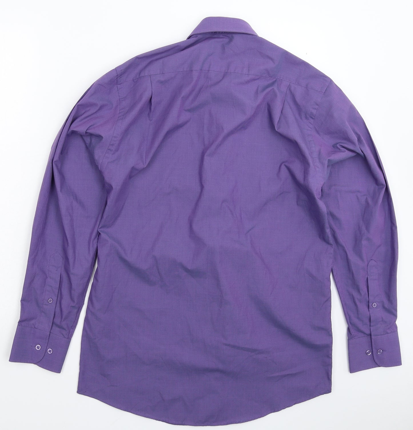 Thomas Nash Mens Purple    Dress Shirt Size 14.5