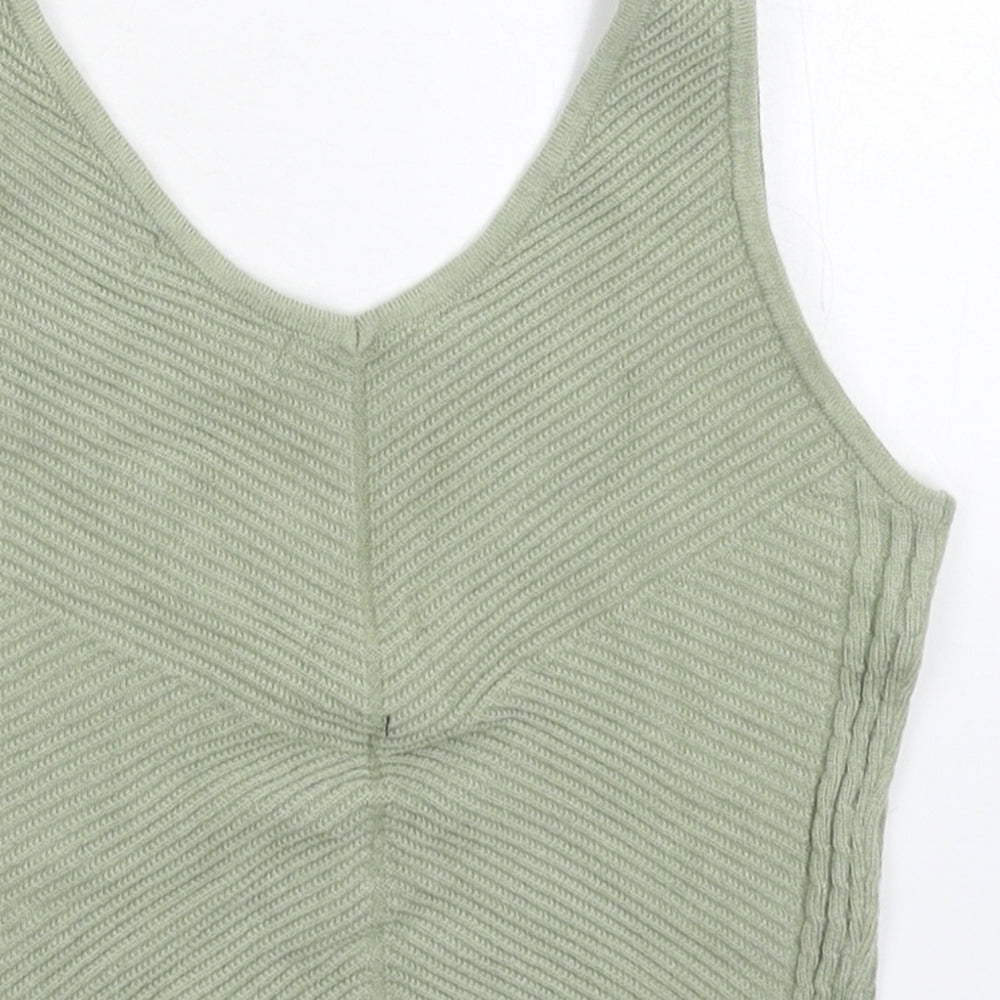 Lounge Womens Grey  Knit Cropped Tank Size XS