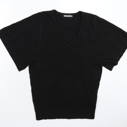 South Womens Black  Knit Pullover Jumper Size 8