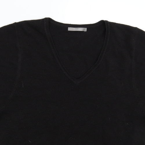 South Womens Black  Knit Pullover Jumper Size 8