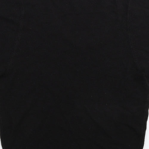 South Womens Black  Knit Pullover Jumper Size 8