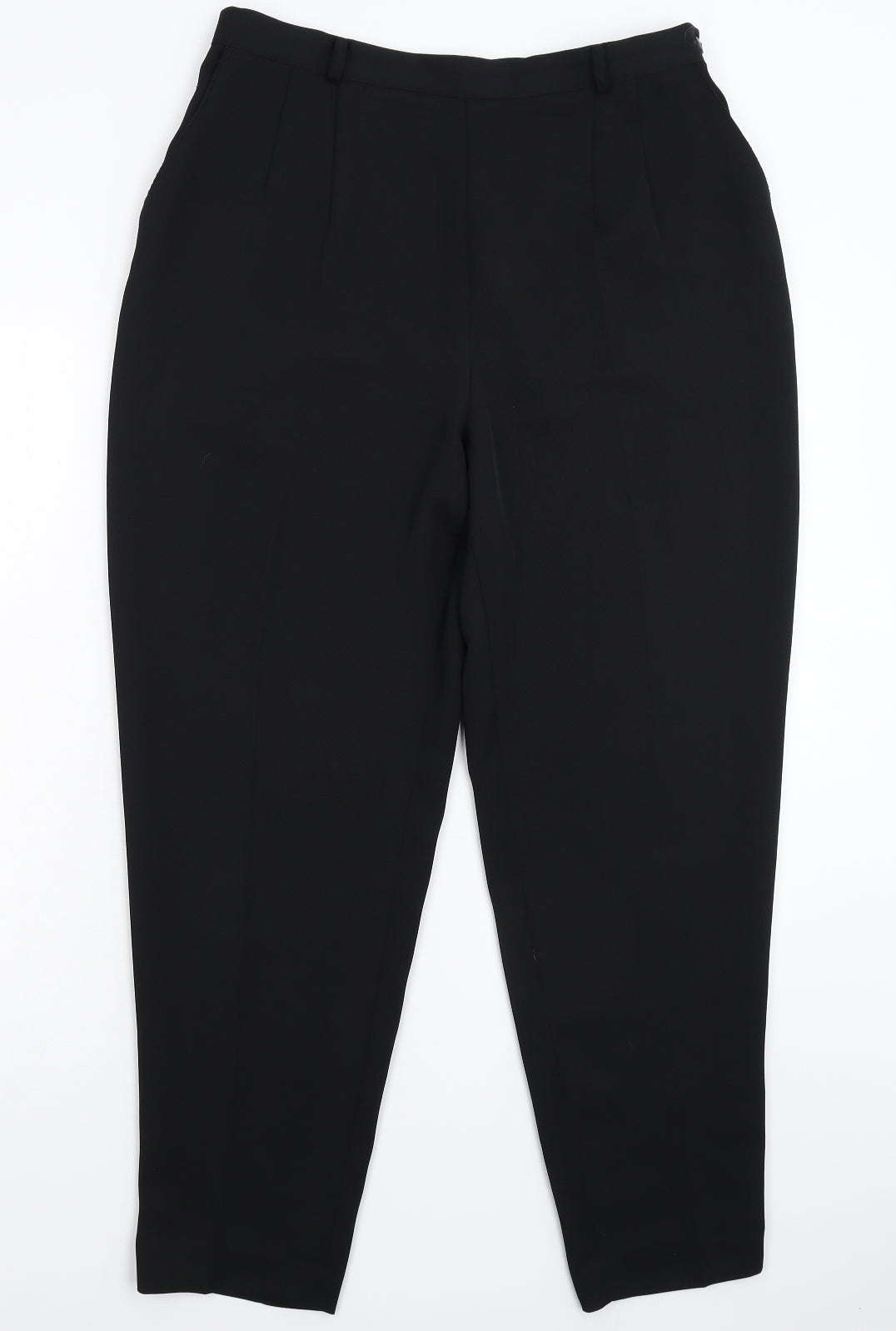 Eleganze Womens Black   Dress Pants Trousers Size 16 L28 in