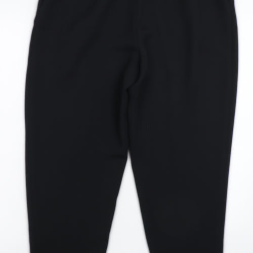 Eleganze Womens Black   Dress Pants Trousers Size 16 L28 in
