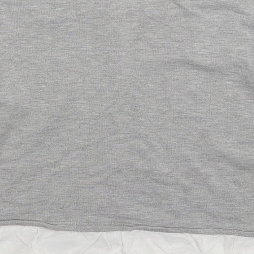 Topshop Womens Grey   Pullover Sweatshirt Size 6