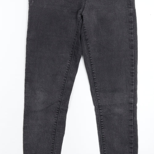 Dorothy Perkins Womens Grey  Denim Jegging Jeans Size 8 L28 in
