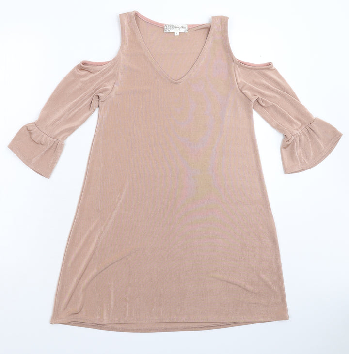 Voulez-Vous Womens Beige Mini Size S
