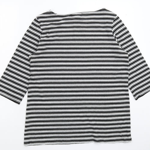 George Womens Multicoloured Striped  Pullover Jumper Size 20