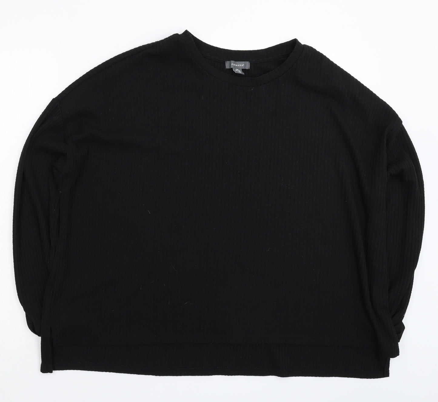 Primark Womens Black   Pullover Jumper Size 24  - Oversized