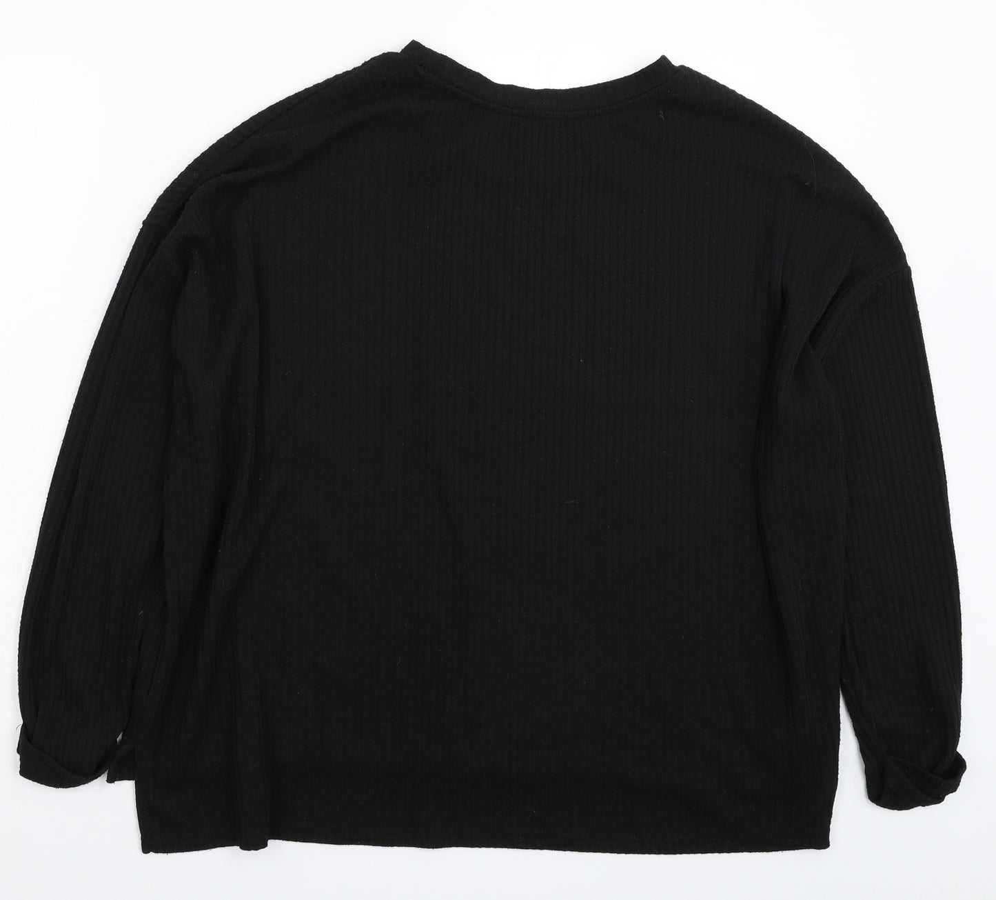 Primark Womens Black   Pullover Jumper Size 24  - Oversized