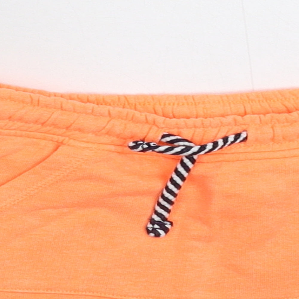 Matalan Girls Orange   Sweat Shorts Size 4-5 Years