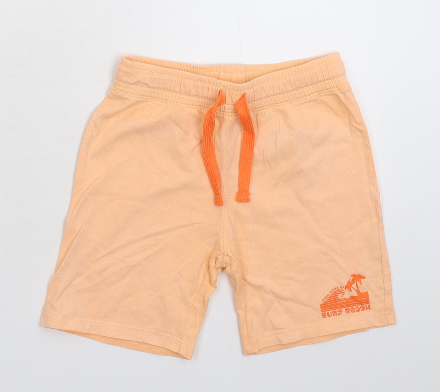 H&M Girls Orange   Sweat Shorts Size 5-6 Years