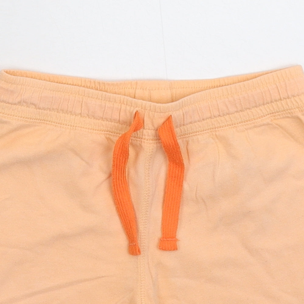 H&M Girls Orange   Sweat Shorts Size 5-6 Years